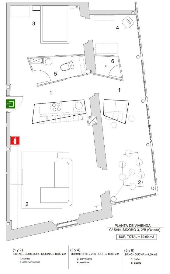 Апартаменти Loft-Atelier En Ов'єдо Екстер'єр фото